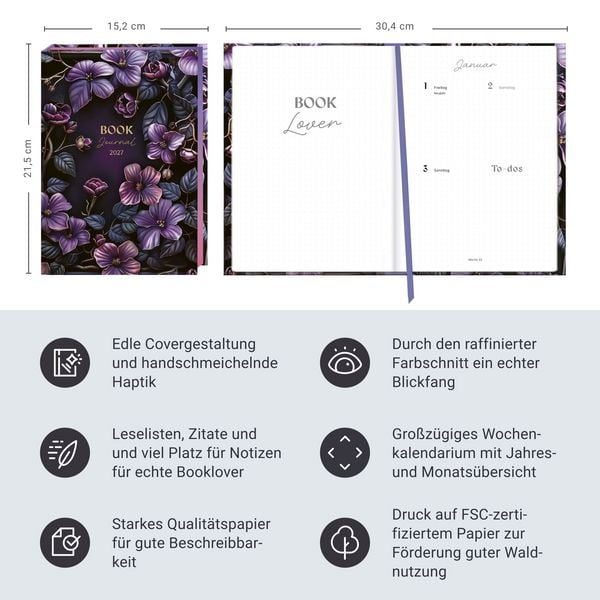 Produktbild: Romance Book Journal 2027