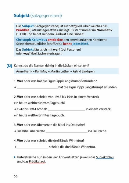 Produktbild: Grammatik 5.-7. Klasse, A5-Heft
