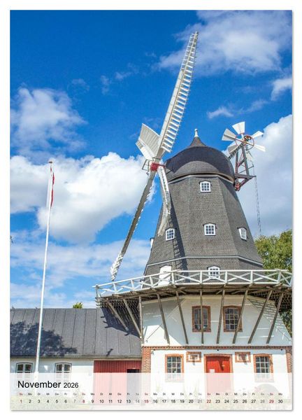 Produktbild: Historisches Seeland &ndash; D&auml;nemarks architektonische Sch&auml;tze (Wandkalender 2026 DIN A3 hoch), CALVENDO Monatskalender