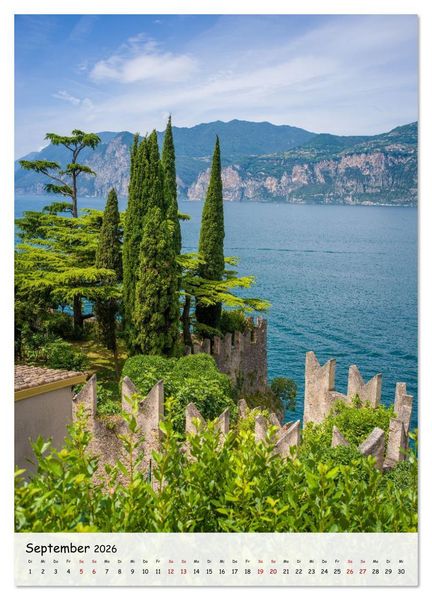 Produktbild: Malcesine - Eine Perle des Gardasees (Wandkalender 2026 DIN A3 hoch), CALVENDO Monatskalender
