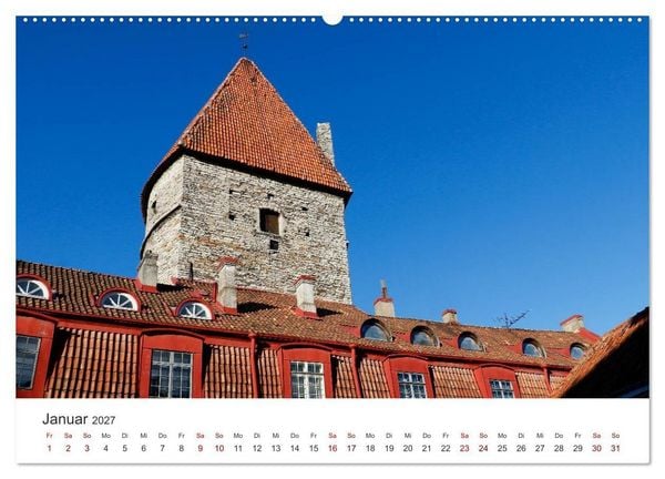 Produktbild: Estland - Pittoreske Sch&ouml;nheit im Baltikum (hochwertiger Premium Wandkalender 2027 DIN A2 quer), Kunstdruck in Hochglanz