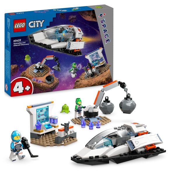 LEGO City 60429 Bergung eines Asteroiden im Weltall, Weltraum-Spielzeug