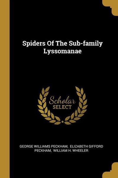 Produktbild: Spiders Of The Sub-family Lyssomanae