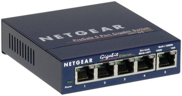 NETGEAR 5-Port GB Switch, lüfterlos