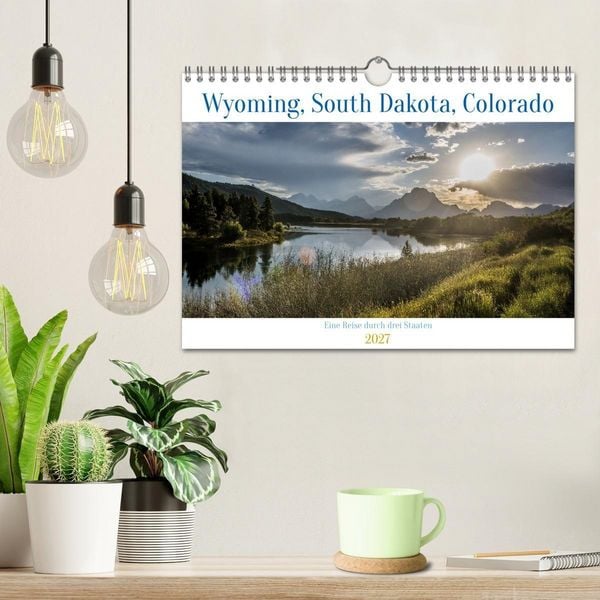 Produktbild: Wyoming, South Dakota Colorado (Wandkalender 2027 DIN A4 quer), CALVENDO Monatskalender