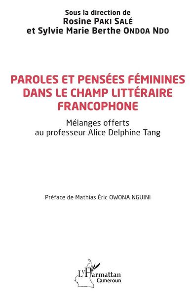 Produktbild: Paroles et pens&eacute;es f&eacute;minines dans le champ litt&eacute;raire francophone