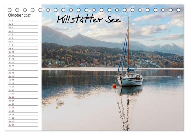 Produktbild: Wundersch&ouml;nes K&auml;rnten. Landschaft und Seen. (Tischkalender 2027 DIN A5 quer), CALVENDO Monatskalender