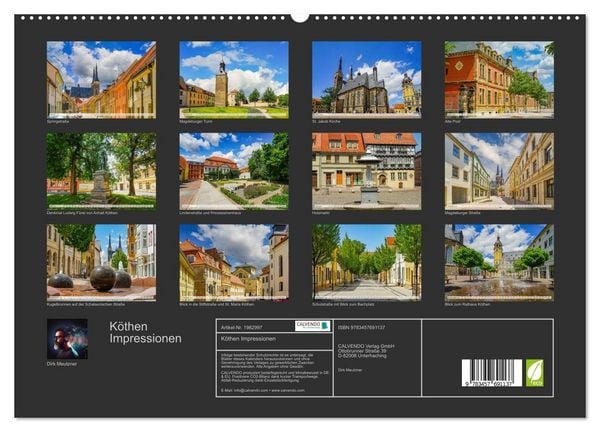 Produktbild: K&ouml;then Impressionen (hochwertiger Premium Wandkalender 2026 DIN A2 quer), Kunstdruck in Hochglanz