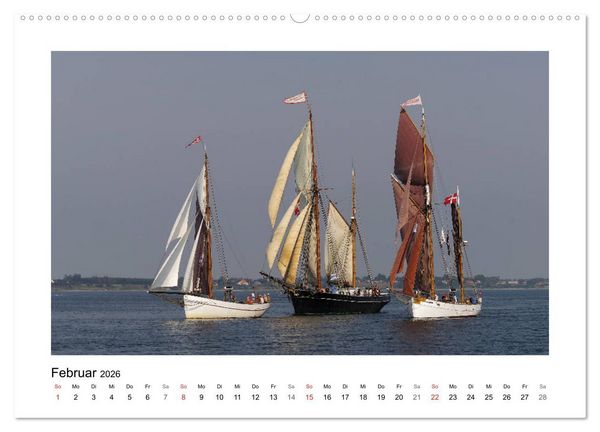 Produktbild: Segelschiffe auf dem Limfjord (Wandkalender 2026 DIN A2 quer), CALVENDO Monatskalender