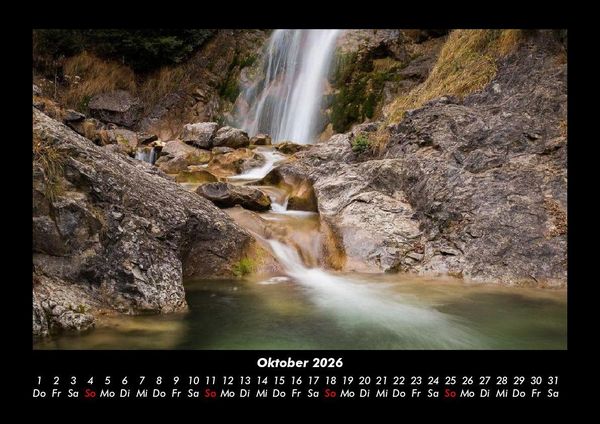 Produktbild: Wasserf&auml;lle 2026 Fotokalender DIN A3