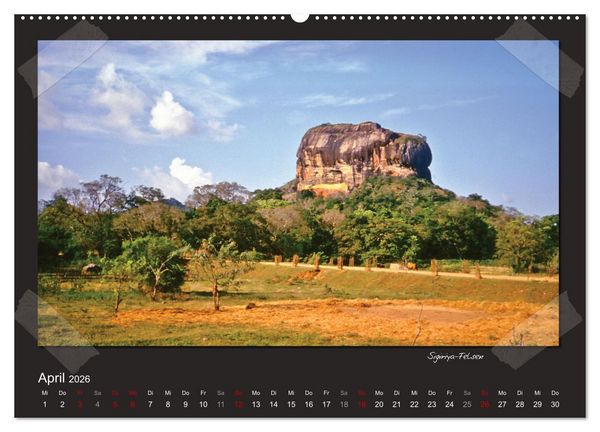 Produktbild: Sri Lanka anno 1986 (Wandkalender 2026 DIN A2 quer), CALVENDO Monatskalender