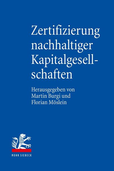 Produktbild: Zertifizierung nachhaltiger Kapitalgesellschaften