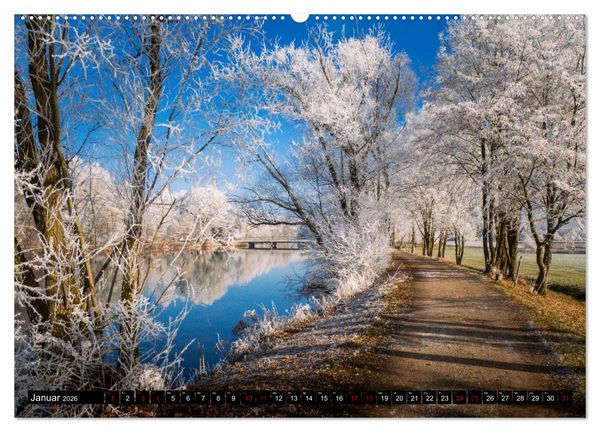 Produktbild: Bayerische Landschaften - Ein Streifzug durch das Dachauer Land (Wandkalender 2026 DIN A2 quer), CALVENDO Monatskalender