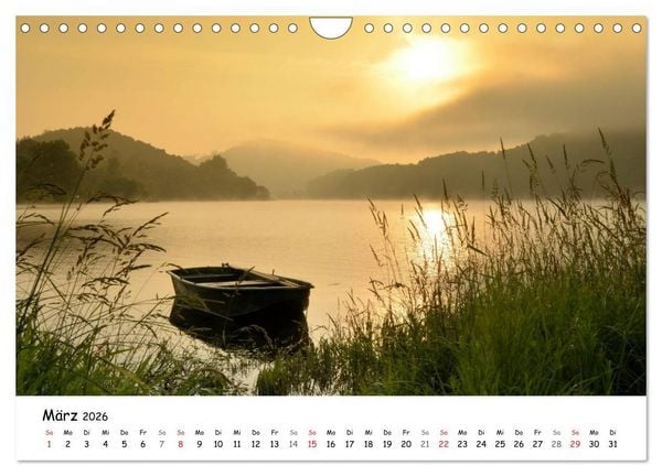 Produktbild: Morgendliche Stimmungen in Nordhessen (Wandkalender 2026 DIN A4 quer), CALVENDO Monatskalender