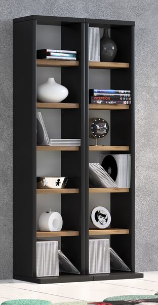 Produktbild: Holz CD DVD Stand Regal Schrank St&auml;nder Milano