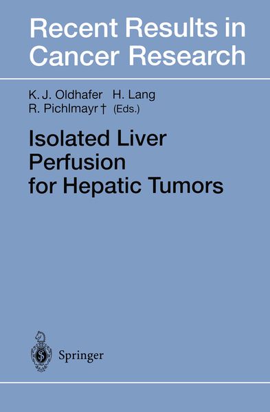 Produktbild: Isolated Liver Perfusion for Hepatic Tumors