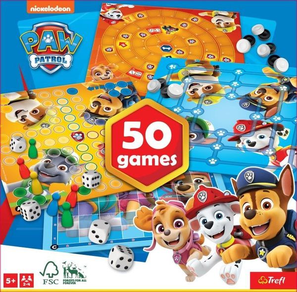 Produktbild: Spielesammlung 50 Spielm&ouml;glichkeiten Paw Patrol