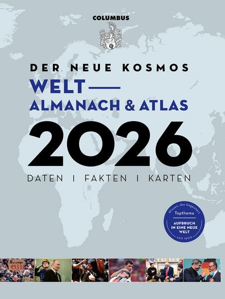 Der neue Kosmos Welt-Almanach & Atlas 2026, Taschenbuch von , COLUMBUS Verlag GmbH & Co. KG, 978-3-690-78000-1