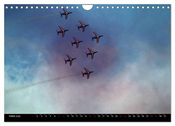 Produktbild: Arabesques dans le ciel de France (Calendrier mural 2026 DIN A4 vertical), CALVENDO calendrier mensuel