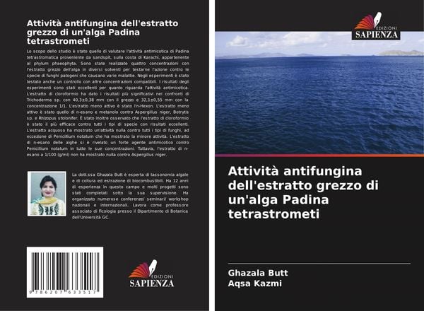 Produktbild: Attivit&agrave; antifungina dell'estratto grezzo di un'alga Padina tetrastrometi