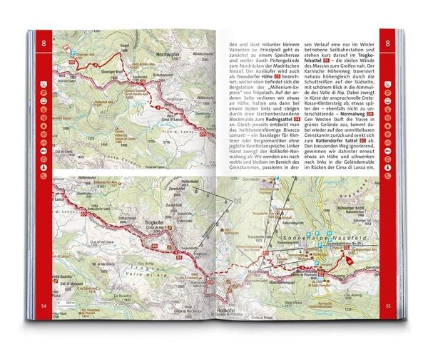 Produktbild: KOMPASS Wanderf&uuml;hrer Karnischer H&ouml;henweg, Von Th&ouml;rl-Maglern nach Sillian, Mit Varianten und Gipfeln, 28 Touren