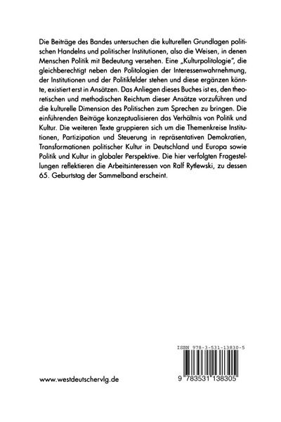 Produktbild: Politik und Bedeutung