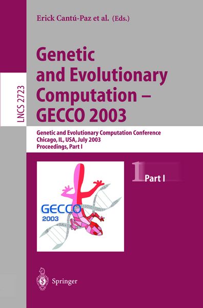 Produktbild: Genetic and Evolutionary Computation - GECCO 2003