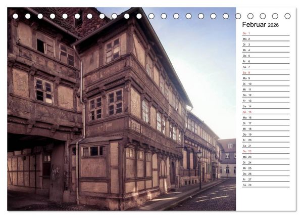 Produktbild: Fachwerkh&auml;user im Harz (Tischkalender 2026 DIN A5 quer), CALVENDO Monatskalender