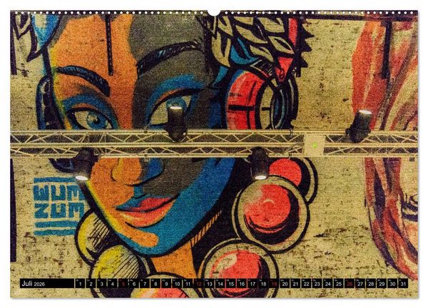 Produktbild: Street art London Michael Jaster (hochwertiger Premium Wandkalender 2026 DIN A2 quer), Kunstdruck in Hochglanz