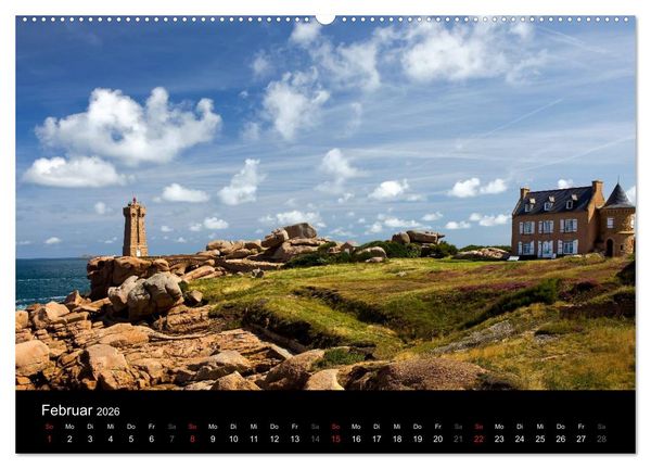 Produktbild: Bretagne - Fotoreise von der Cote de Granit Rose zur Ile de Brehat (hochwertiger Premium Wandkalender 2026 DIN A2 quer), Kunstdruck in Hochglanz