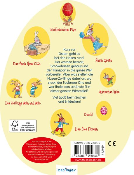 Produktbild: Das kleine Wimmel-Ei, mit Extra