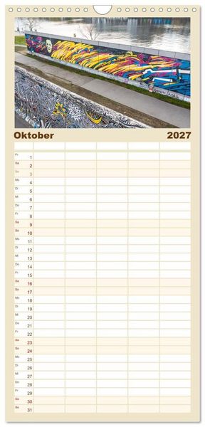 Produktbild: Familienplaner 2027 - Berlin - Reise durch die deutsche Geschichte mit 5 Spalten (Wandkalender, 21 x 45 cm) CALVENDO