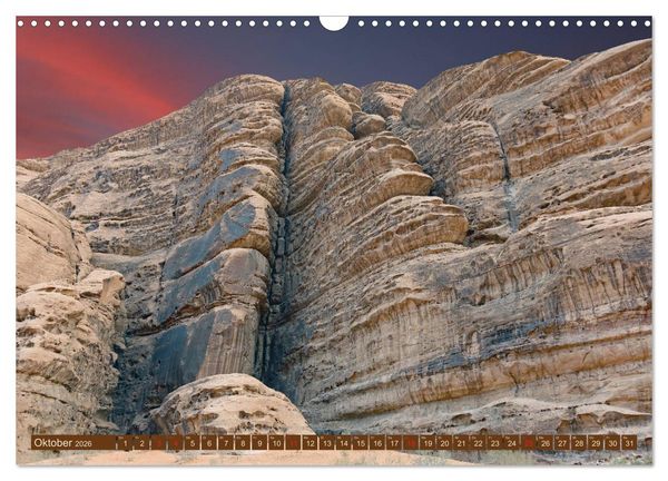 Produktbild: Die W&uuml;ste Wadi Rum (Wandkalender 2026 DIN A3 quer), CALVENDO Monatskalender