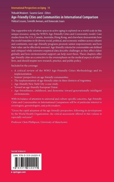 Produktbild: Age-Friendly Cities and Communities in International Comparison