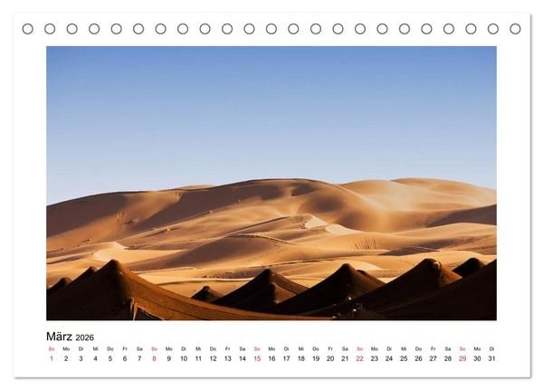 Produktbild: Marokko (Tischkalender 2026 DIN A5 quer), CALVENDO Monatskalender