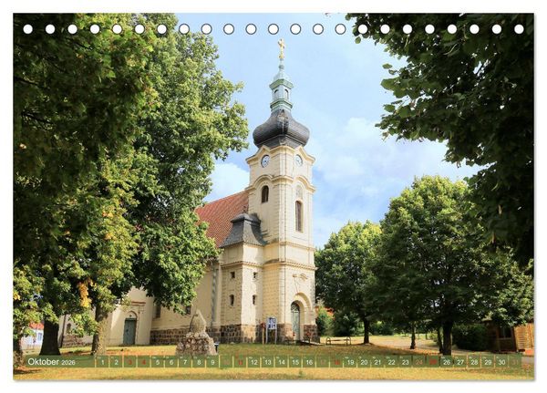 Produktbild: Brandenburg - Sch&ouml;ne Ausflugsziele n&ouml;rdlich von Berlin (Tischkalender 2026 DIN A5 quer), CALVENDO Monatskalender