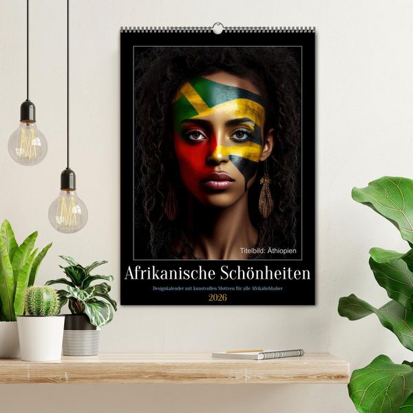 Produktbild: Afrikanische Sch&ouml;nheiten (Wandkalender 2026 DIN A2 hoch), CALVENDO Monatskalender