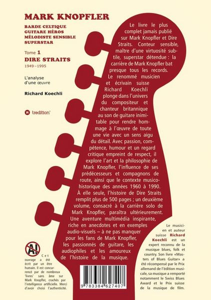 Produktbild: Mark Knopfler (tome 1, Dire Straits) &ndash; une fresque bouleversante de 548 pages, &eacute;dition sp&eacute;ciale fran&ccedil;aise
