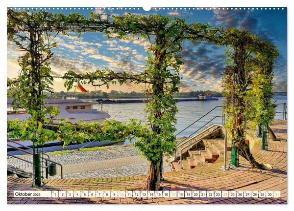 Produktbild: Reise durch Deutschland - Rees am Niederrhein (Wandkalender 2026 DIN A2 quer), CALVENDO Monatskalender