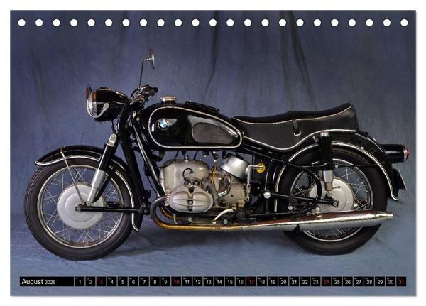 Produktbild: BMW R69S (Tischkalender 2025 DIN A5 quer), CALVENDO Monatskalender