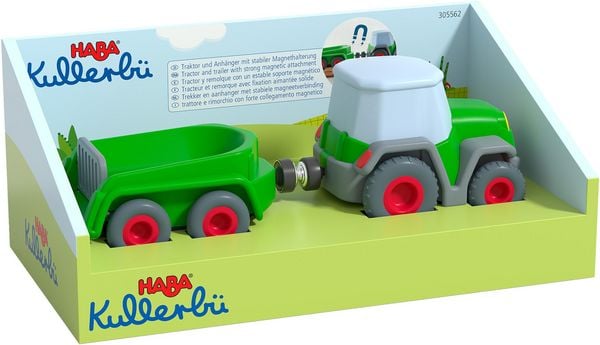 Produktbild: Kullerb&uuml; - Traktor mit Anh&auml;nger