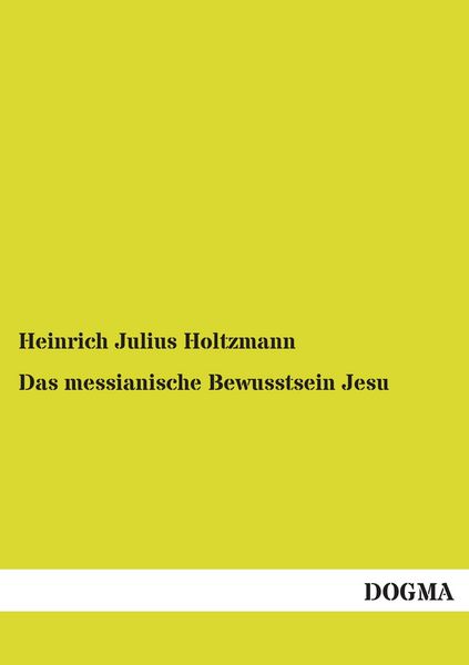 Produktbild: Das messianische Bewusstsein Jesu