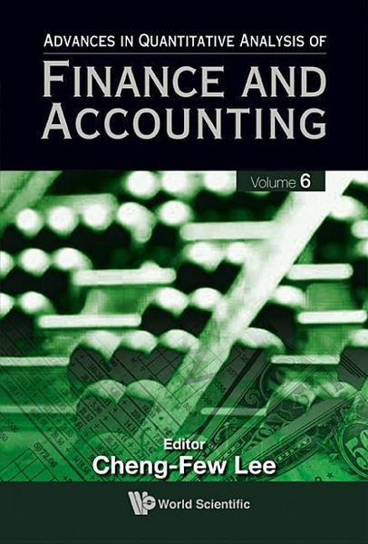 Produktbild: Advances in Quantitative Analysis of Finance and Accounting (Vol. 6)