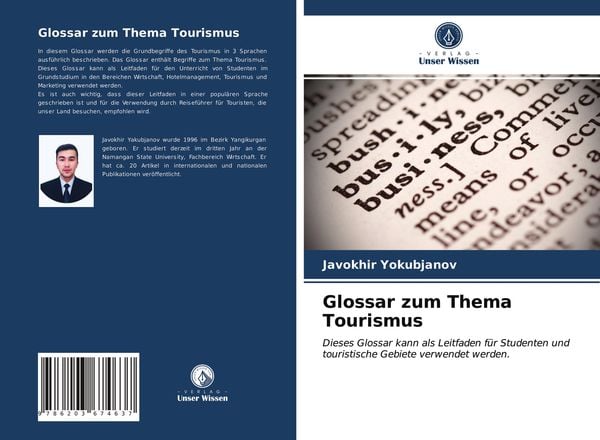 Produktbild: Glossar zum Thema Tourismus