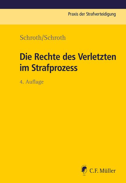 Produktbild: Die Rechte des Verletzten im Strafprozess