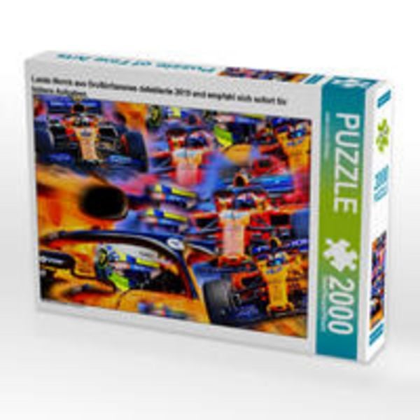 CALVENDO Puzzle Lando Norris aus Großbritannien debütierte 2019 und empfahl sich sofort für höhere Aufgaben. | 2000 Teile Lege-Größe 90x67cm Foto-Puzzle für glückliche Stunden