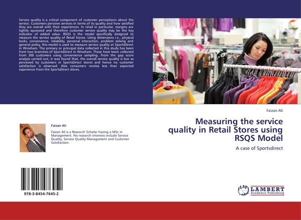 Produktbild: Measuring the service quality in Retail Stores using RSQS Model