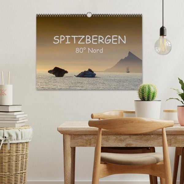 Produktbild: Spitzbergen 80&deg; Nord (Wandkalender 2026 DIN A3 quer), CALVENDO Monatskalender