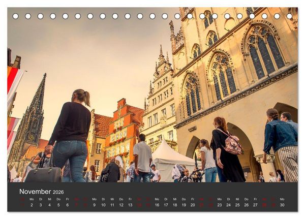 Produktbild: Abenteuer M&uuml;nster - Echt jovel! (Tischkalender 2026 DIN A5 quer), CALVENDO Monatskalender