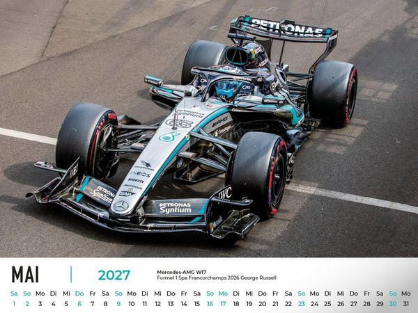 Produktbild: Mercedes im Rennsport Kalender 2027
